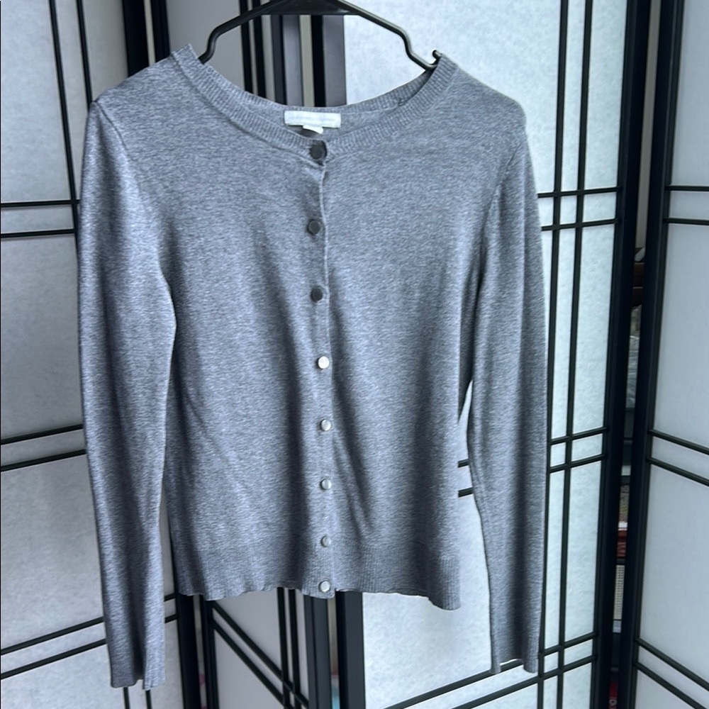 New York & Company Gray Cardigan Sweater 🌸